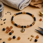 Bracelet à fabriquer en perles DIY sur fil élastique