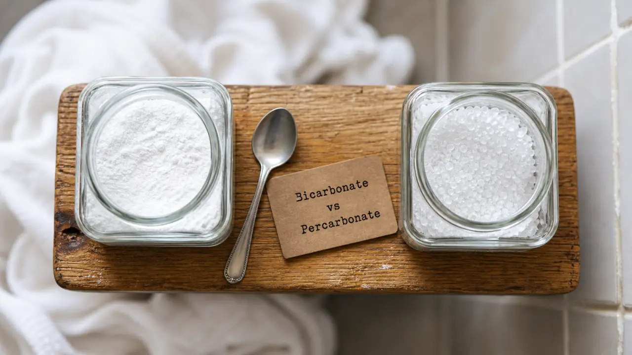 Percarbonate de soude et bicarbonate de soude pour linge : taches et odeurs
