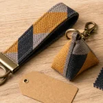 Porte clé en tissu : accessoire durable et outil de communication