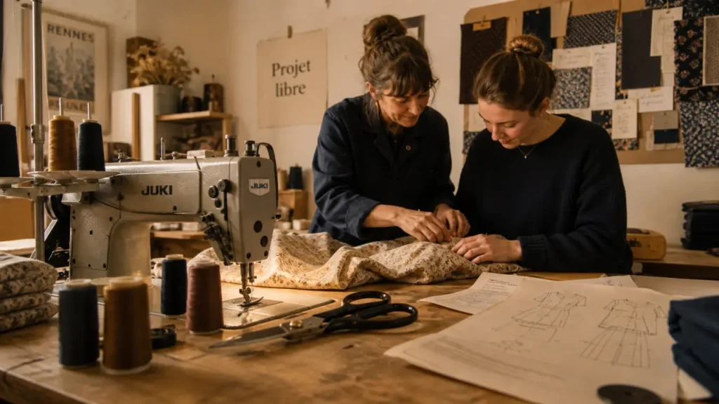 Atelier de couture à Rennes : 3h en petit groupe, matériel et réservation à vérifier avant de réserver