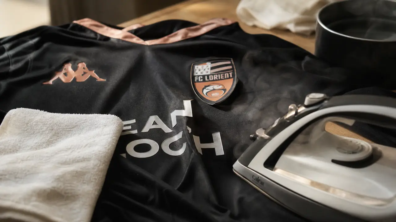 Comment enlever un flocage sur un maillot : vapeur et patte-mouille, flocage retiré sans abîmer le tissu