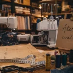 Cours de couture Ecolaine Rennes : atelier couture, patron et machine à coudre