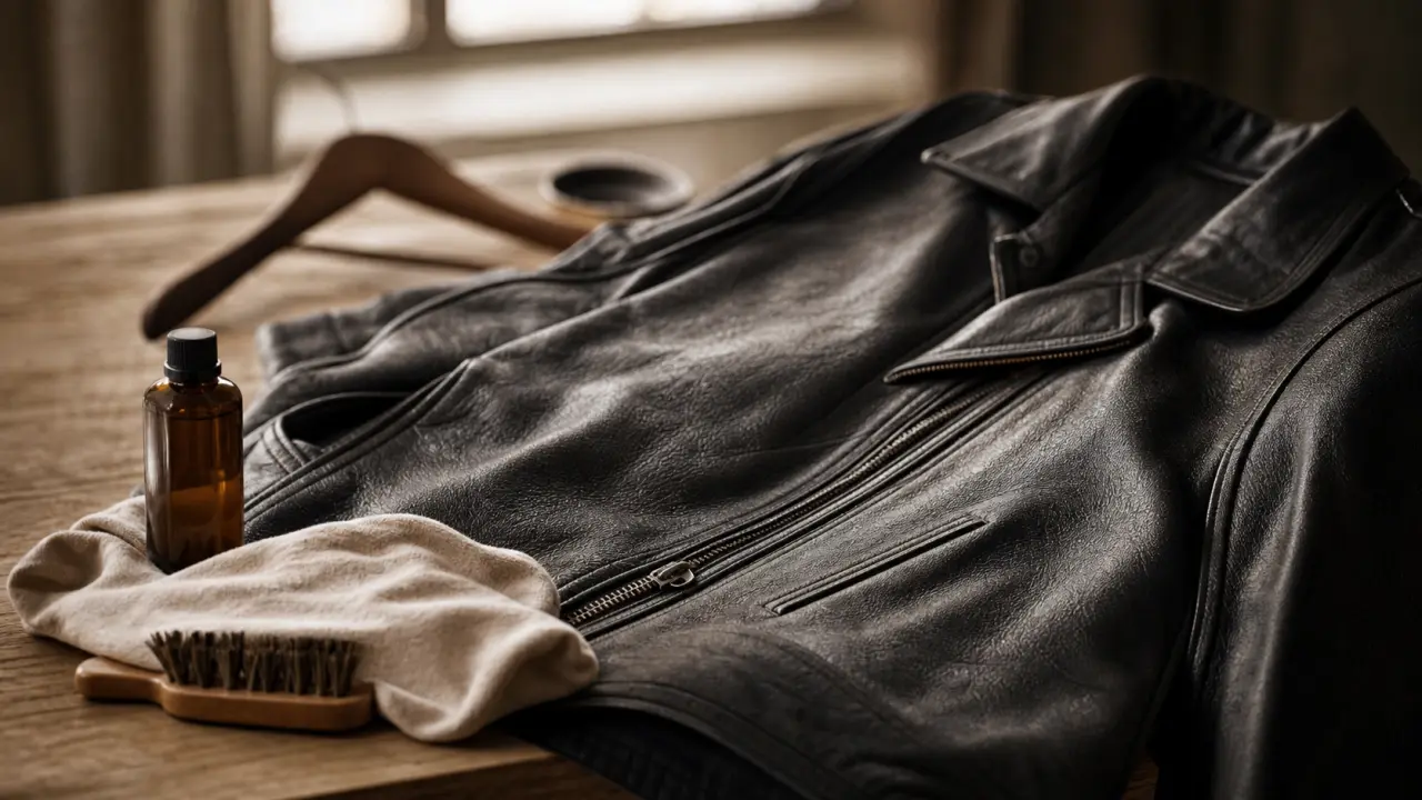 Cuir entretien blouson : nettoyer nourrir protéger sans l’abîmer