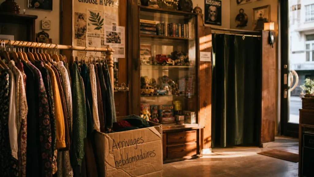Femmes, enfants, puériculture : Dressing & Compagnie en seconde main du 34 au 48 et de 0 à 12 ans