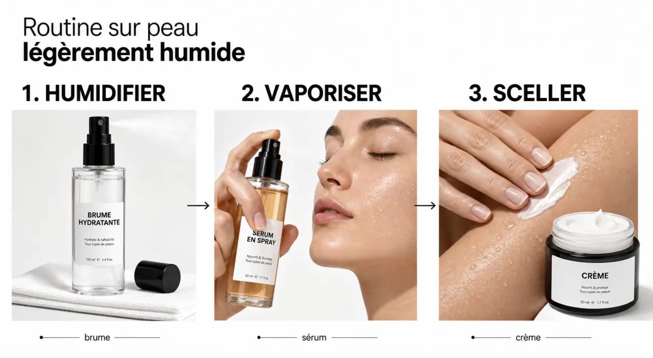 Mode & Beauté : routine beauté hydratante avec brume, sérum spray et crème