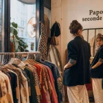 Papote seconde main à Lyon : entrée de boutique seconde main