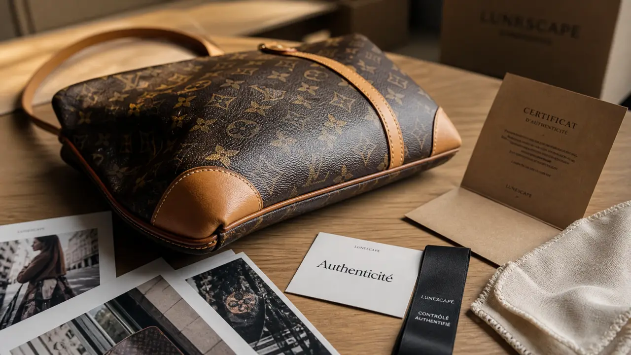 Sac louis vuitton seconde main, authenticité et état réel, photos et certificat
