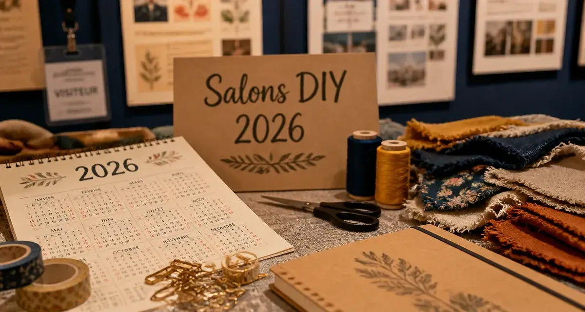 Salon loisirs créatifs 2026 : calendrier DIY et fournitures
