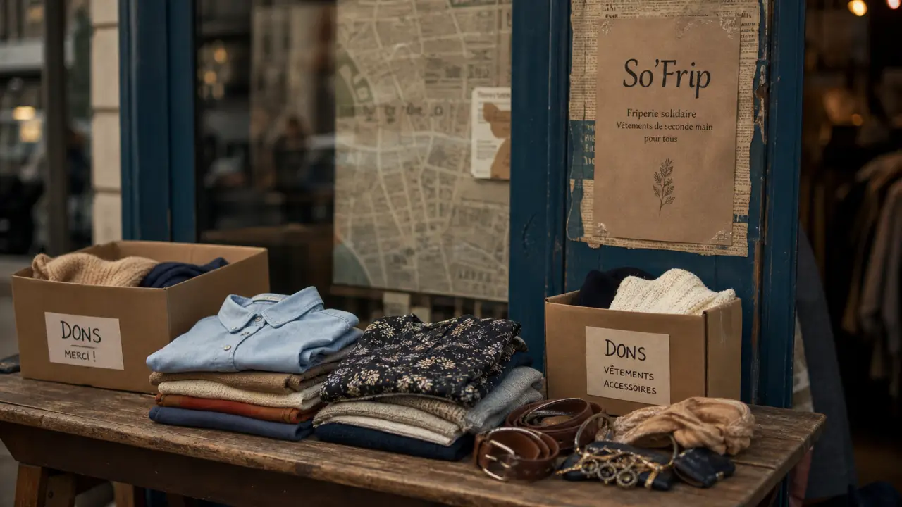 So frip : friperie solidaire, dons et vêtements triés