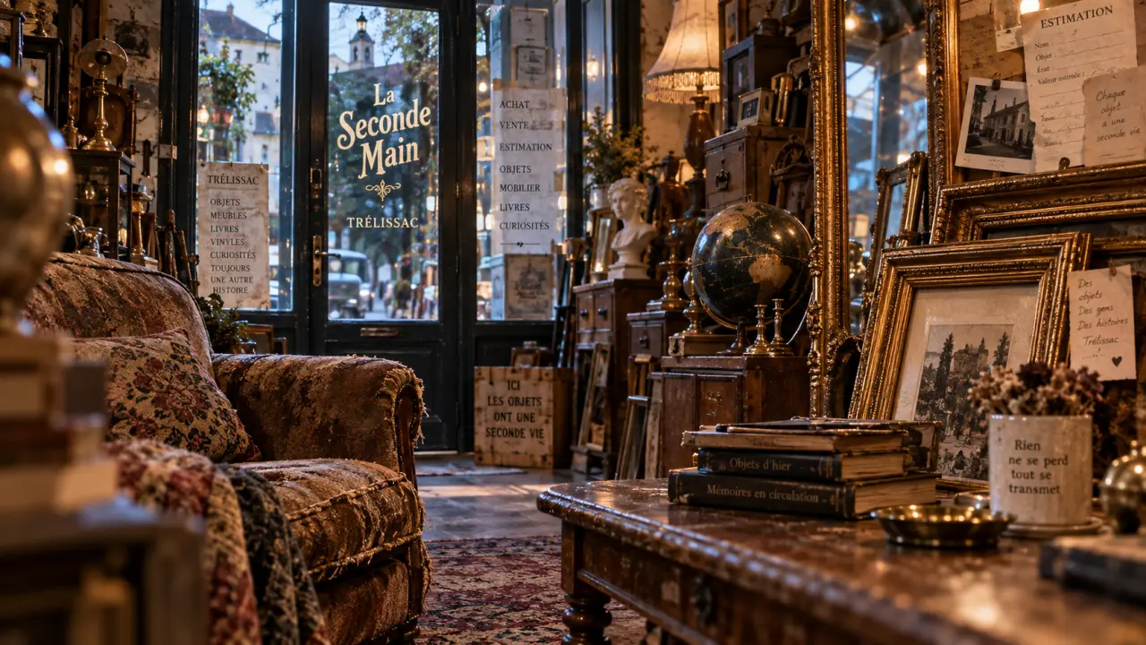 Seconde main trelissac : fauteuil et meubles en boutique dépôt-vente