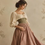 Look vintage après la maternité : silhouette sans pression